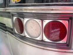 4" Round LED Truck & Trailer Lights - Stop/Turn/Tail Lights - 61 LEDs, 3-Pin Connector, Flush Mount -Nebo Sales Store rv camper tail bus led circle lights