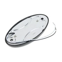 Optronics LED RV Porch and Utility Light - 16 LEDs, Amber/Clear, Oval Design for Vehicles -Nebo Sales Store rvpll11cbp back