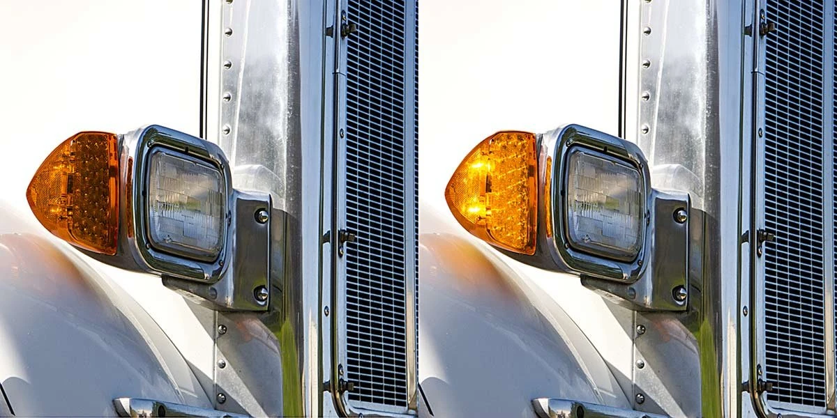 Triangle LED Turn Signal Light for Peterbilt 379 Trucks - 31 LEDs, Bullet Connector, Surface Mount - PBT-A31 6 Triangle LED Turn Signal Light for Peterbilt 379 Trucks - 31 LEDs, Bullet Connector, Surface Mount - PBT-A31 - Image 6