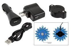 Rechargeable LED Road Flares - 3-Pack Flashing Emergency Roadside Safety Lights for Vehicles -Nebo Sales Store sf x16r single charge