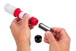 3-in-1 LED Safety Flare Kit - 2 Pack Emergency Warning Light with 3 Flash Modes - Battery Operated for Vehicles -Nebo Sales Store sf x6kit battery install