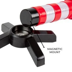 3-in-1 LED Safety Flare Kit - 2 Pack Emergency Warning Light with 3 Flash Modes - Battery Operated for Vehicles -Nebo Sales Store sf x6kit magnetic base0