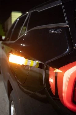 3-in-1 LED Safety Flare Kit - 2 Pack Emergency Warning Light with 3 Flash Modes - Battery Operated for Vehicles -Nebo Sales Store sf y6kit magnetic base on truck 2