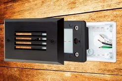 6-Pack 120V LED Step Light with Windowed Faceplate - Copper Finish - 4500K Daylight 22 6-Pack 120V LED Step Light with Windowed Faceplate - Copper Finish - 4500K Daylight -Nebo Sales Store slre x exploded