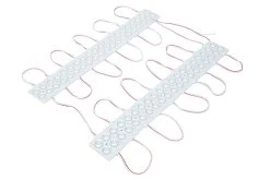 100-Pack Red Single Color LED Square Modules - 250 Lumens/Module - 4 SMD LEDs -Nebo Sales Store smcc wx4 12v fullview