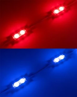 Single Color LED Modules - 125 Lumens/Module - 20-Pack or 100-Pack for Sign Lighting & Trade Show Booths -Nebo Sales Store smcc2 wr2 12v rb on