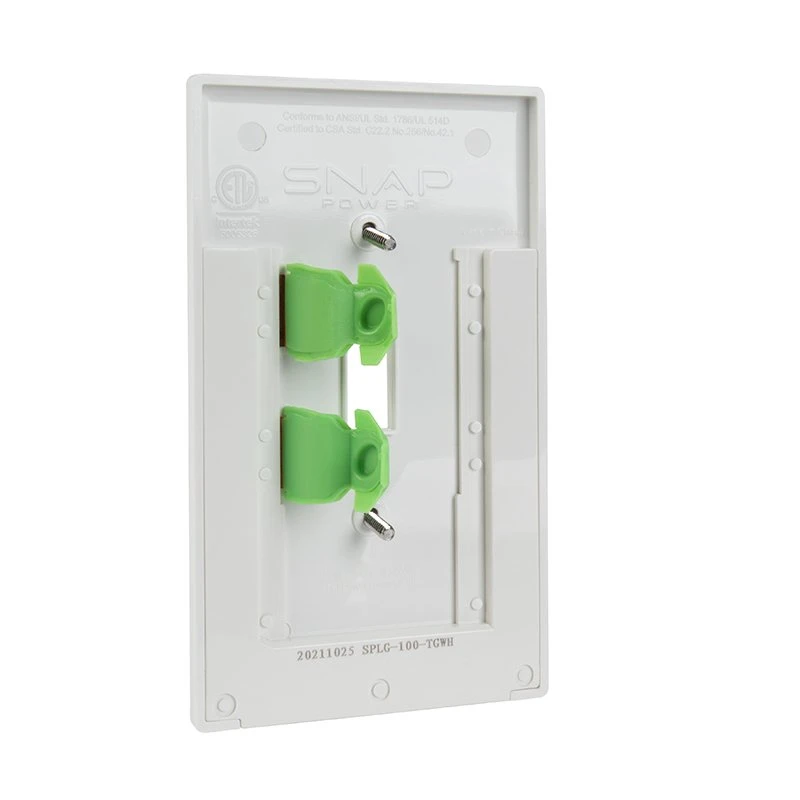 SnapPower SwitchLight Toggle Switch Cover Plate with Integrated LED Lighting - Automatic On/Off Sensor - White Finish - 4000K 2 SnapPower SwitchLight Toggle Switch Cover Plate with Integrated LED Lighting - Automatic On/Off Sensor - White Finish - 4000K - Image 2
