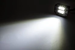 3" Square Flush Mount LED Pod Light - 18W, 1,440 Lumens - Durable Vehicle Work Light -Nebo Sales Store square 18w led mini auxiliary work light flush mount0