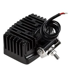 Amber Off-Road LED Work Light - 4.5" Rectangular, 10W, 500 Lumens - Durable Vehicle Lighting -Nebo Sales Store square amber 10w led work light back