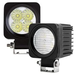 2.5" Square LED Pod Lights - 1,050 Lumens, 60 Degree Beam - Durable Vehicle Work Light