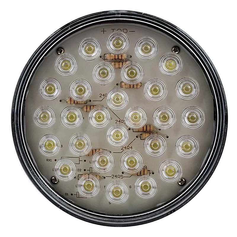 4" Round LED Trailer Backup Light - 30 Bright LEDs - White - Durable & Waterproof 3 4" Round LED Trailer Backup Light - 30 Bright LEDs - White - Durable & Waterproof - Image 3