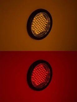 4" Round LED Truck & Trailer Lights - Stop/Turn/Tail Lights - 61 LEDs, 3-Pin Connector, Flush Mount -Nebo Sales Store st x61 on