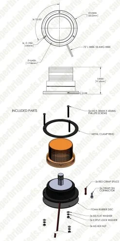 3-3/4" Amber LED Strobe Light Beacon - Double Flash Pattern for Vehicles & Construction -Nebo Sales Store stb a34 assembly digimark0