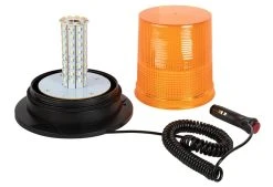 5-1/2" Amber LED Strobe Light Beacon - Magnetic Mount, 12V, 3 Flash Patterns for Vehicles & Construction -Nebo Sales Store stb a57 mbcm included