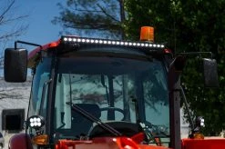 5-1/2" Amber LED Strobe Light Beacon - Magnetic Mount, 12V, 3 Flash Patterns for Vehicles & Construction -Nebo Sales Store stb a57 mbcm tractor lightbar sidelights beacon