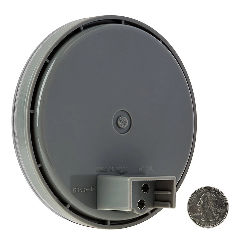 4" Round LED Truck & Trailer Lights - Clear Lens, Stop/Turn/Tail, 12 LEDs, 3-Pin Connector, Flush Mount 4 4" Round LED Truck & Trailer Lights - Clear Lens, Stop/Turn/Tail, 12 LEDs, 3-Pin Connector, Flush Mount - Image 4