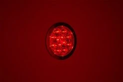 4" LED Truck & Trailer Turn Signal & Parking Light - 12 LEDs, Flush Mount, 3-Pin Connector, Built-In Flange -Nebo Sales Store stfm x12p on alternate