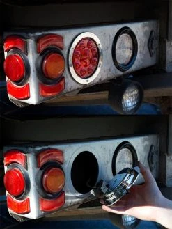 4" LED Truck & Trailer Turn Signal & Parking Light - 12 LEDs, Flush Mount, 3-Pin Connector, Built-In Flange -Nebo Sales Store stfm x12p tow truck application how to