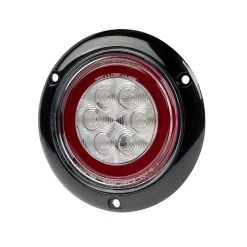 Optronics GloLight LED Trailer Tail Light - 21 LEDs, Submersible, Clear Lens, Stop/Turn/Tail Function