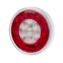 Optronics Fusion LED Combination Tail Light - Submersible, 4 Function, 12 Diodes, Red & Clear Lens