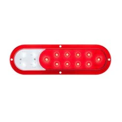 Optronics Fusion LED Trailer Tail Light - 4 Functions, Submersible, 14 LEDs, Red/Clear Lens -Nebo Sales Store stl68rbp on