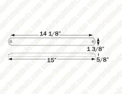 Optronics Thinline LED Trailer Tail Light - Red, 11 LEDs, Submersible, Stop/Turn/Tail Function -Nebo Sales Store stl69rbp