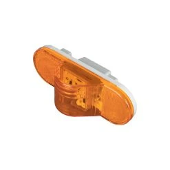 Optronics Mid-Ship Turn Signal & Side Marker LED Light - 9 LEDs, Amber, Submersible - Commercial Truck & Trailer Lighting