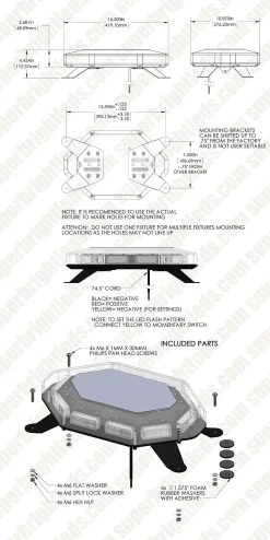 Mini Emergency LED Light Bar - Permanent Mount | High-Intensity Vehicle Warning Light 23 Mini Emergency LED Light Bar - Permanent Mount | High-Intensity Vehicle Warning Light -Nebo Sales Store stmb a30 assembly digimark