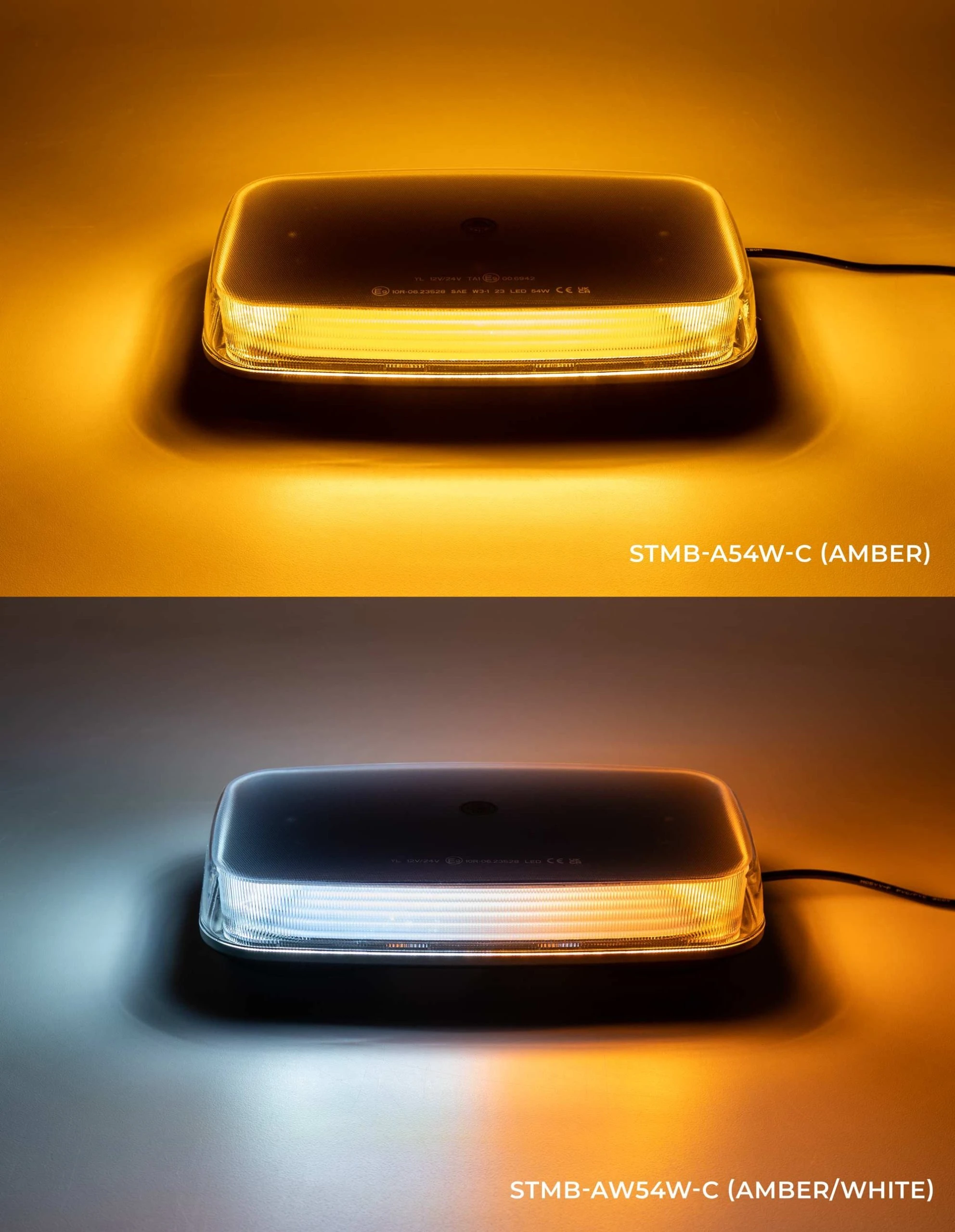 11" Mini Emergency LED Strobe Light Bar with Magnetic Base - 12V Plug - 26 Functions - Clear Lens for Vehicles 5 11" Mini Emergency LED Strobe Light Bar with Magnetic Base - 12V Plug - 26 Functions - Clear Lens for Vehicles - Image 5