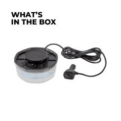 Mini Emergency LED Strobe Beacon - Magnetic Surface Mount - 12V Plug for Vehicles & Construction -Nebo Sales Store stmb aw32 back 4