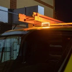 Mini Emergency LED Strobe Beacon - Magnetic Surface Mount - 12V Plug for Vehicles & Construction -Nebo Sales Store stmb x32 mb strobe on commercial truck 1