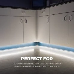 White LED COB Strip Light Kit with Wireless RF Remote - 6500K, Under Cabinet Lighting for Residential Use 16 White LED COB Strip Light Kit with Wireless RF Remote - 6500K, Under Cabinet Lighting for Residential Use -Nebo Sales Store stn 1 cob r1 perfect for 1