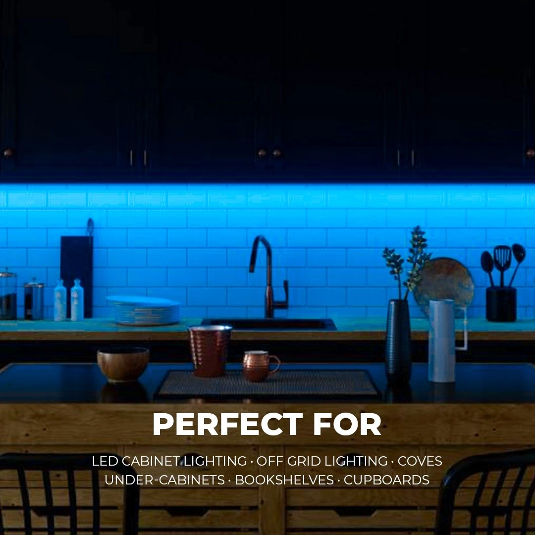 5m RGB LED Strip Light Kit - 24V Color-Changing Tape Light with Wi-Fi/Bluetooth Control, Alexa & Google Assistant Compatible 6 5m RGB LED Strip Light Kit - 24V Color-Changing Tape Light with Wi-Fi/Bluetooth Control, Alexa & Google Assistant Compatible - Image 6