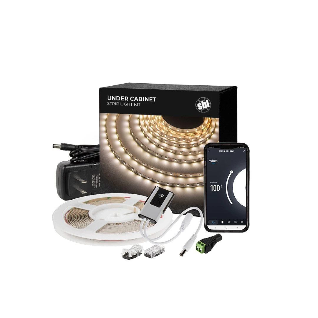 5m Smart LED Strip Lighting Kit - Alexa & Google Assistant Compatible, WiFi/Bluetooth Control - Under Cabinet Lighting 1 5m Smart LED Strip Lighting Kit - Alexa & Google Assistant Compatible, WiFi/Bluetooth Control - Under Cabinet Lighting