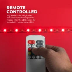 RGBW LED Strip Kit - 5m Color Changing + White LED Tape Light with Wireless RF Remote - Under Cabinet Lighting -Nebo Sales Store stn 3 uc r1 remote controlled 1