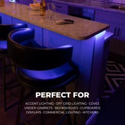 RGBW LED Strip Kit - 5m Color Changing + White LED Tape Light - Bluetooth Smartphone App Controlled - Under Cabinet Lighting -Nebo Sales Store stn 4 uc r1 perfect for