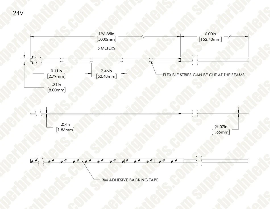 White LED COB Strip Light Kit with Bluetooth Controller - 2200K Warm Light for Under Cabinet Lighting 10 White LED COB Strip Light Kit with Bluetooth Controller - 2200K Warm Light for Under Cabinet Lighting - Image 10