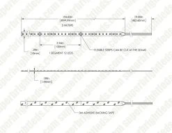 Tunable White LED Strip Light Kit - 5m Adjustable Color Temperature LED Tape Light with Wireless RF Remote - Under Cabinet Lighting -Nebo Sales Store stn h80 b12a 10c5m 24v0 1