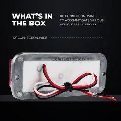 4W White Grille and Surface Mount Strobe Light - High-Intensity Vehicle Warning Light -Nebo Sales Store strb x4wartboard5