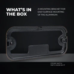 4W White Grille and Surface Mount Strobe Light - High-Intensity Vehicle Warning Light -Nebo Sales Store strb x4wartboard7