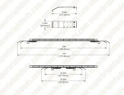 48” Amber LED Strobe Light Bar with Controller - High-Intensity Spot Light for Emergency & Vehicle Warning 16 48” Amber LED Strobe Light Bar with Controller - High-Intensity Spot Light for Emergency & Vehicle Warning -Nebo Sales Store streb y1 aw158 mount2