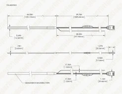 LED Flexible Tailgate Light Strip with 4-Pin Connector - Sequential Turn Signal, Stop, Tail, Reverse & Hazard Light -Nebo Sales Store tgl 48 rwa 1