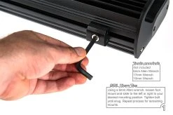 6.5" Titan Series Quad-Row Off-Road LED Light Bar - 72W, 6,500 Lumens, Multi Beam Technology -Nebo Sales Store titan series install 10 2