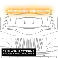 48” Amber LED Strobe Light Bar with Controller - High-Intensity Spot Light for Emergency & Vehicle Warning 14 48” Amber LED Strobe Light Bar with Controller - High-Intensity Spot Light for Emergency & Vehicle Warning -Nebo Sales Store tow truck