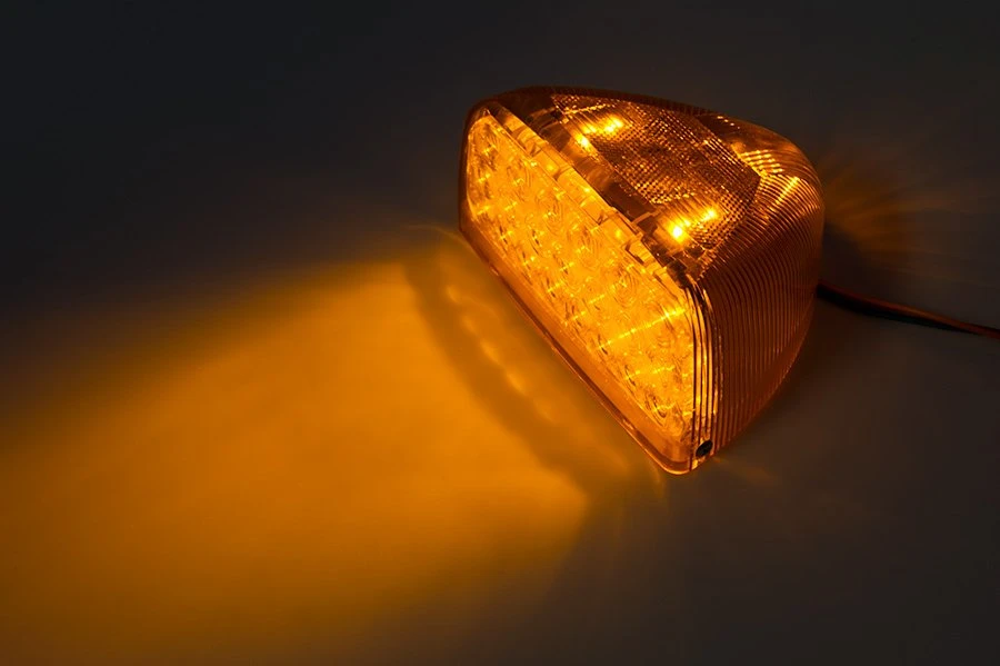 Triangle LED Turn Signal Light for Peterbilt 379 Trucks - 31 LEDs, Bullet Connector, Surface Mount - PBT-A31 5 Triangle LED Turn Signal Light for Peterbilt 379 Trucks - 31 LEDs, Bullet Connector, Surface Mount - PBT-A31 - Image 5