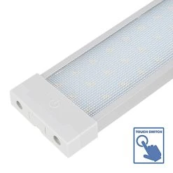 Linear LED Task Light with Touch Switch - Energy-Efficient Under-Cabinet Lighting Fixture