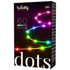 Twinkly Dots 9.8ft RGB Smart LED Light String - 60 App-Controlled LEDs - USB-Powered for Indoor/Outdoor Use