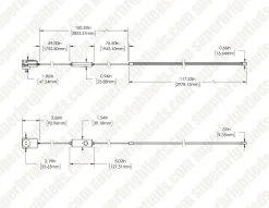 Twinkly Flex RGB Flexible LED Light Tube - 10ft Smart App-Controlled Neon Alternative for Home Lighting -Nebo Sales Store twfl300stw wus dim drawing