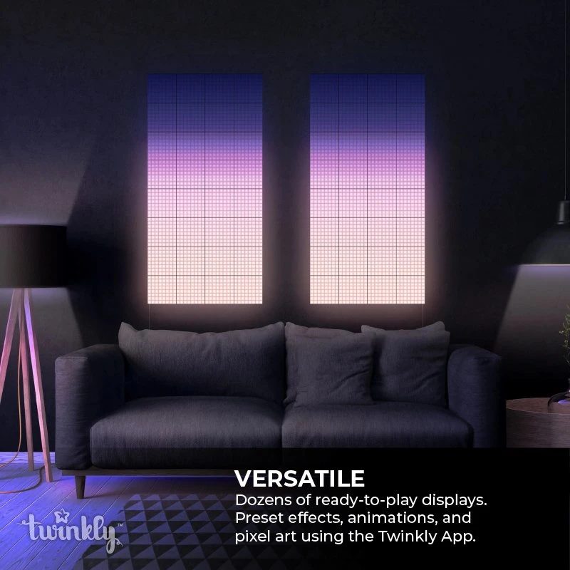 Twinkly Squares Extension Pack - App-Controlled RGB LED Panels for Smart Home Lighting 6 Twinkly Squares Extension Pack - App-Controlled RGB LED Panels for Smart Home Lighting - Image 6