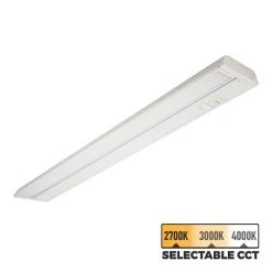 24" Under Cabinet LED Lighting Fixture - Adjustable Color Temperature (4000K/3000K/2700K) - 825 Lumens - Easy Installation